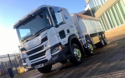 New Scanias with factory fitted PeoplePanels® enter service with Stakia Haulage on Hanson contract