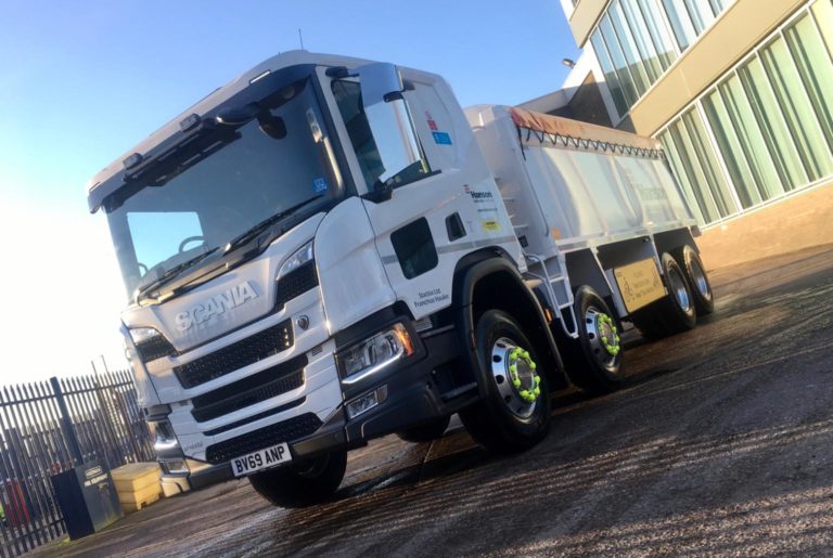New Scanias with factory fitted PeoplePanels® enter service with Stakia Haulage on Hanson contract